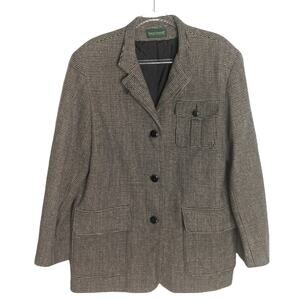 Harve Benard by Benard Holtzan Vintage Tweed Blazer Equestrian Fox Hunt Women's